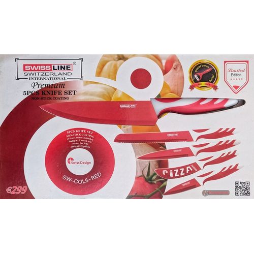 product_image_name-SWISS LINE-Set Couteaux Antibactérien 5PCS + Éplucheur GRATUIT by Royalty Line-1