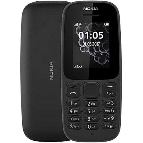 Nokia Nokia 105 (2019) - 1.77&quot; - Dual Sim - 800 mAh Batterie Longue Durée - Noir - New