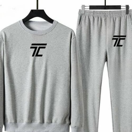Generic SURVETEMENTS 2PIECES SWEATSHIRT PANTALON GRIS TC HOMME