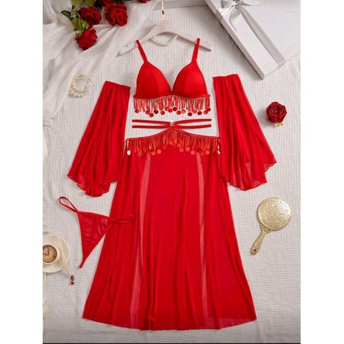 product_image_name-Generic-فستان لانجري مثير بشبكة مفتوحة للنساء الناضجات، طقم مكون من قطعتين، ملابس داخلية خارجية-6