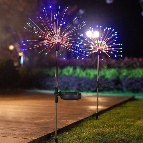 1pc Lampes Solaires De Jardin Extérieures Feux D'artifice - Temu Switzerland