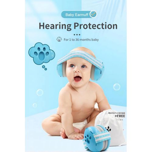 product_image_name-Generic-Casque Antibruit Bébé – Protection Auditive Réductrice de Bruits avec Arceau Ajustable Antidérapant et Sac de Rangement, Idéal Mariage, Concert, Voyage et Fête-1