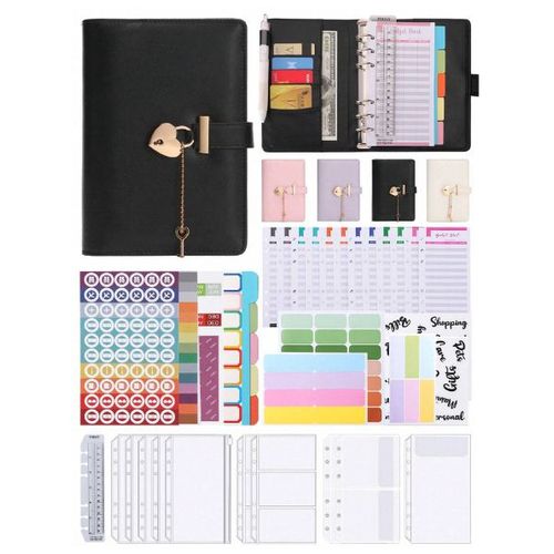 Classeur Budget A6, Classeur Enveloppe Budget Planner, PU Cuir