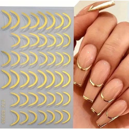 product_image_name-Generic-Ajoutez une touche élégante à vos ongles avec des autocollants dorés uniques-1