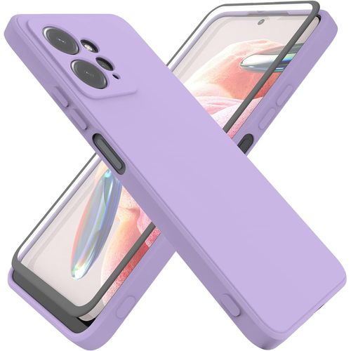 Generic pochette pour Xiaomi Redmi Note 12 4G avec Verre Trempé écran  Protecteur Mauve à prix pas cher