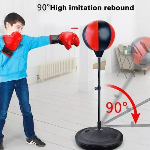 Punching ball pour enfants avec gants de boxe