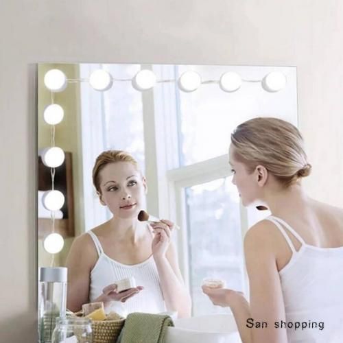 product_image_name-Led Lighting-مصابيح مرآة مكياج للمشاهير ضوء ليد ابيض ناصع مكونة من 10 لمبات-7
