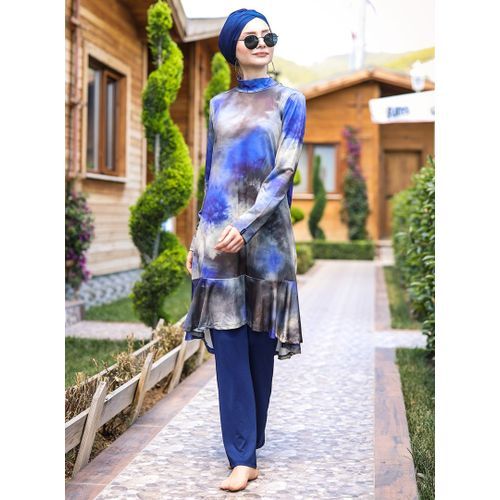 product_image_name-Modanisa-Blanc - Col chinois - Tunique - Por La Cara../-5