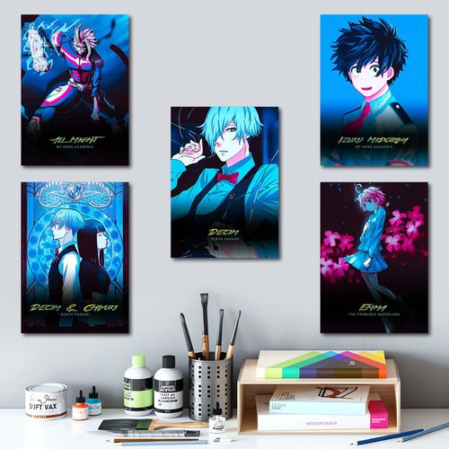 product_image_name-Generic-Unique Main Anime Characters, Collection 2, 12 Poster A5-2