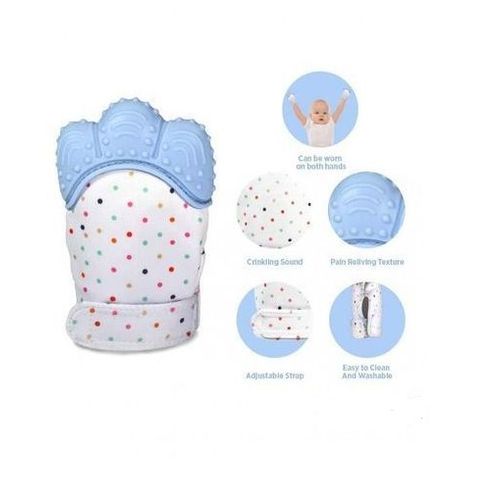 Gant De Dentition Pour Bébé,4Pcs Gants De Dentition En Silicone Mitaines De  Dentition Pour Âge 3–12 Mois Bébé(Orange,Bleu)[u2762] - Cdiscount  Puériculture & Eveil bébé