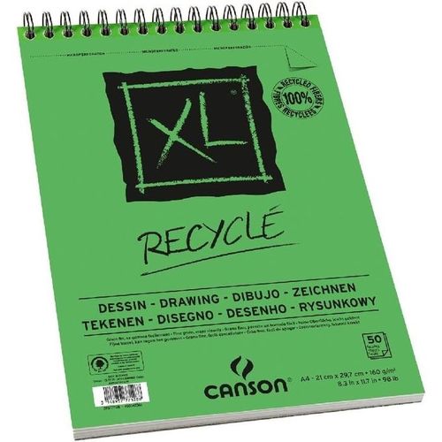 Canson Carnet Bloc dessin XL de 50 feuilles A4 160g XL Recyclé à prix pas  cher