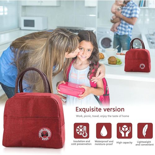 Generic Sac Isotherme Repas, Lunch Bag Portable Sac Lunch Box Bag à  Déjeuner à prix pas cher