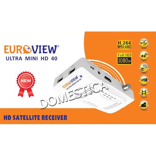 Euroview مستقبل اورفيو الجديد الترا ميني الترا  +12 Mois Sharing STAR CAM + 12 Mois STAR IPTV + 12 Mois VOD RAM 1GB40 جديد