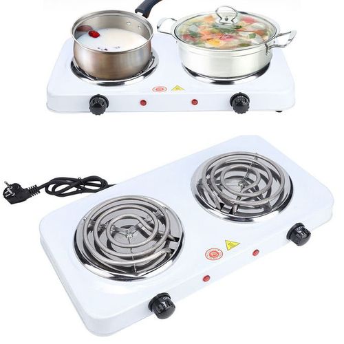 Generic Cuisinière Electrique - Double Plaque Chauffante Portable - Prix  pas cher