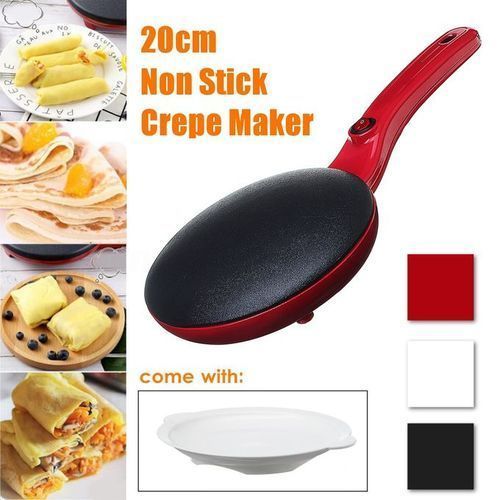 Generic Sweetbaby Électrique Rond Antiadhésif Crêpière Crêpe Machine Poêle  À Pizza Outils De Cuisson 220 V à prix pas cher