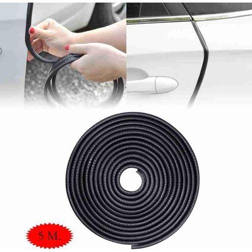 product_image_name-Generic-Ruban de protection de porte de voiture noir, adapté à la plupart des voitures, 5M-4