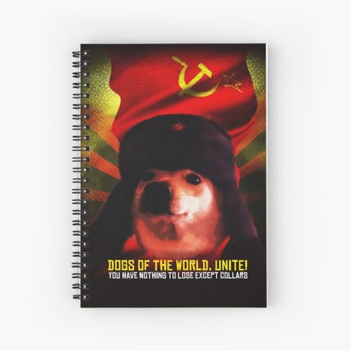 Dog with soviet online hat