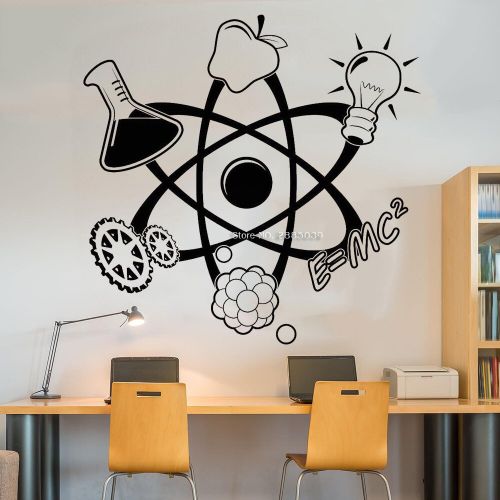 product_image_name-Generic-Science Atom Quote Decal Sticker Wall Vinyl Art Home Decor-1