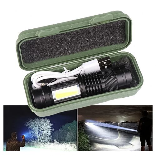 Mini lampe torche LED, 7 modes de lampes de poche pour le camping  d'urgence, lampe