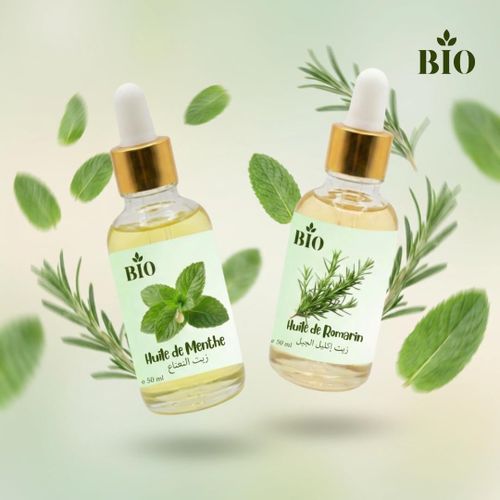 product_image_name-Bio-Huile de menthe 50 ml & Huile de romarin 50 ml huile végétale routine beauté organic-1