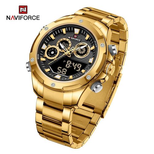 Naviforce Version 2023 Montre Homme luxe Barclete Dore Tres Chic