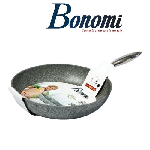 Bonomi Poêle en pierre a induction anse inox 20CM Petit à prix pas cher