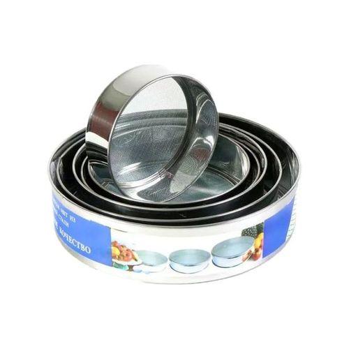 Generic Tamis De Farine rondes en acier inoxydable // Ensemble de 6 PCS //  Flour Sifter à prix pas cher