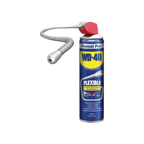 Generic WD40 SPRAY FLEXIBLE TRAITE LES POINTS INACCESSIBLES 600 ML