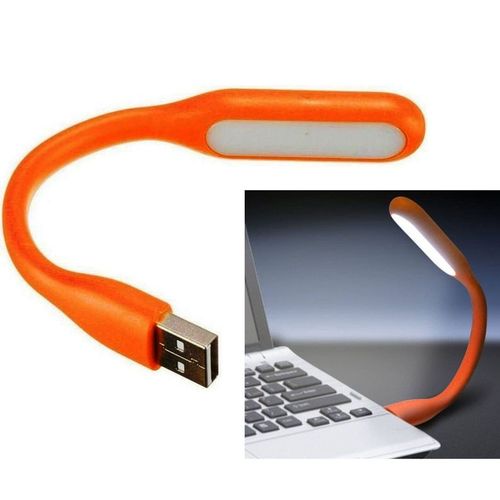 Lampe flexible LED USB pour ordinateur + PC portable éclairage clavier  prise usb