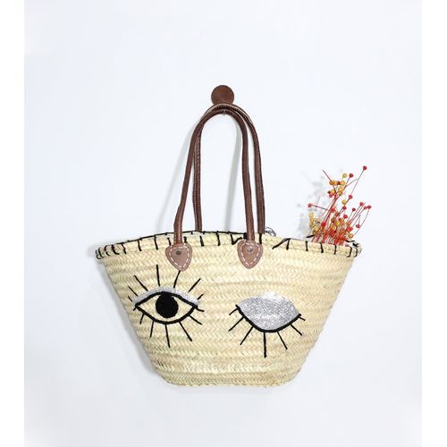 Generic Sac main en paille tiss la main EYES prix pas