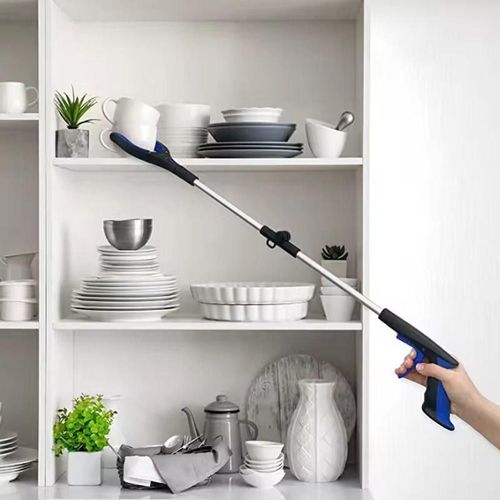 product_image_name-Generic-Pince de Ramassage Pliante 82cm, 360° Tête Rotative Pince Ramasse Objet en Aluminium, Pince de Préhension, Pince Telescopique avec Embouts Magnétiques, Ramasseur de Déchets (Bleu)-3