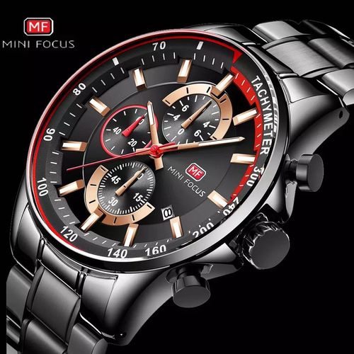 Mini Focus Montre tres elegent pour homme MF R 02018 Noir rouge ORIGINALE a prix pas cher Jumia Maroc