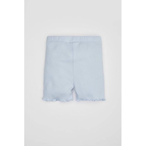 product_image_name-Defacto-شورت بناتي مضلع قصة عادية-3