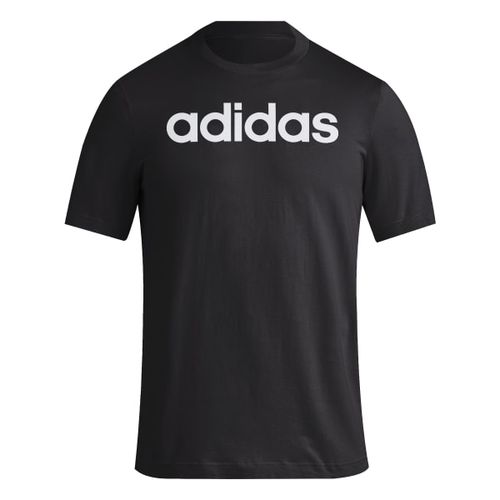 Adidas T shirt avec logo brode lineaire en jersey Essentials Noir a prix pas cher Jumia Maroc