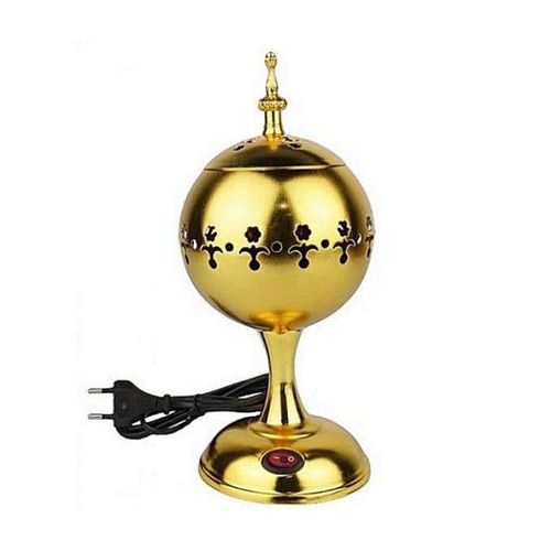 product_image_name-Generic-Mbikhera électrique //Encensoir électrique en métal brillant // Brûleur d'encens élégant -Dorée-2