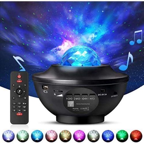 product_image_name-Generic-Nouveau Projecteur à lumière de nuit avec télécommande projecteur haut-1