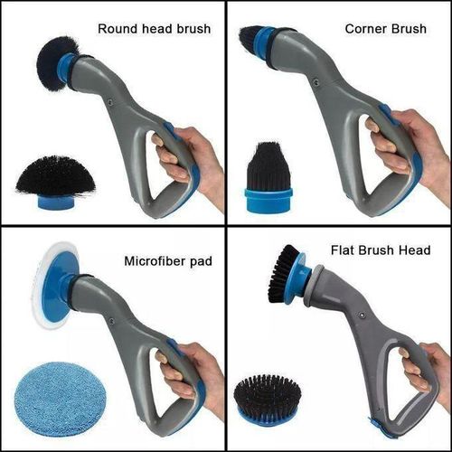 product_image_name-Generic-Brosse Électrique Multifonction Grise & Bleue – PowerClean Pro-4