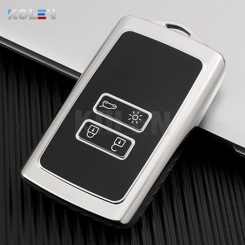 Etui Carte Ren-Ault, 4 Boutons Coque de Protection avec Porte Clef Voiture,  Scratch Resistant, TPU Coque en Silicone Souple pour Renault Clio Megane  Koleos Kadjar Talisman Captur Espace Dacia Duster : : High-Tech