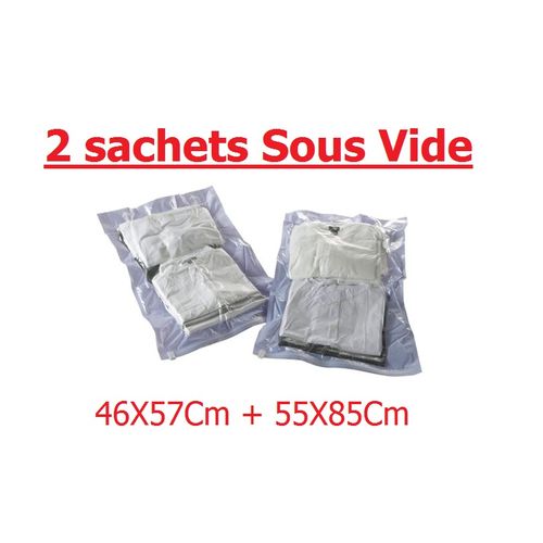 Ikea 2 PCS Sachet Sous Vide Aspiration 55X85Cm Vacuum Rangement