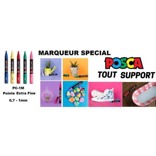 Marqueur POSCA pointe ultra fine - OR - PC1MR