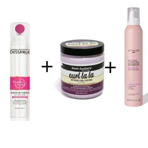 product_image_name-Byphasse-3 PCS Mousse Activ Boucles + Crème de Definition+ Dessange Mousse-1