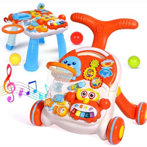 Huanger Trotteur transformable en table d activit pour les petits