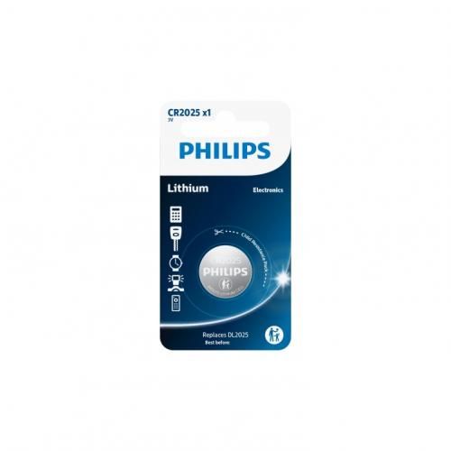 Philips CR2025 Pile Bouton au Lithium 3 volts // CR 2025 Batterie