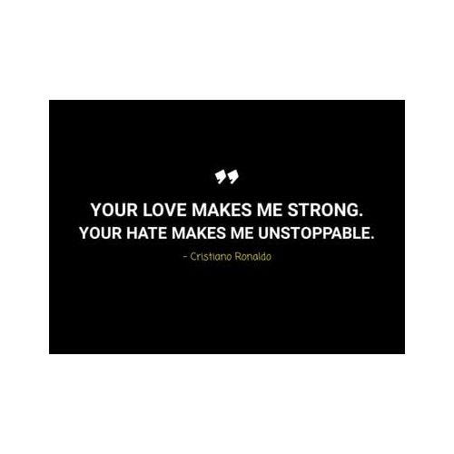 product_image_name-Generic-Cristiano ronaldo quotes poster Style 84 Poster Chambre Haute Qualité-1