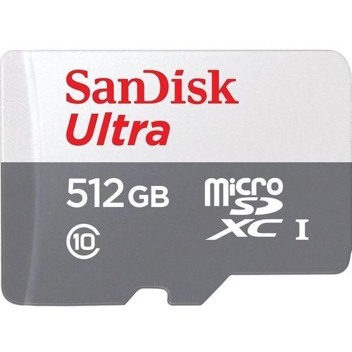 Sandisk Ultra MicroSDXC 512Gb, Carte Mémoire C10 UHS-I Full HD Video  Vitesse 100 Mo/s à prix pas cher