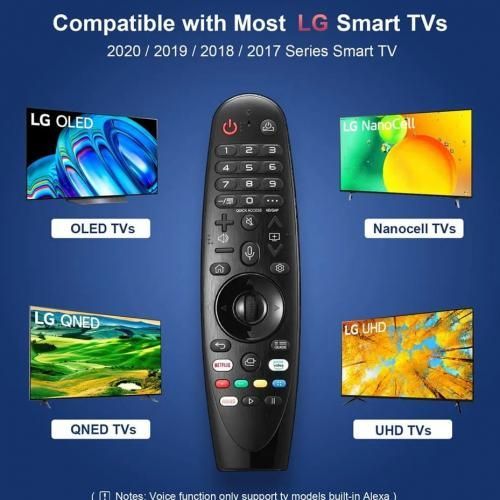 Generic Télécommande magique de remplacement pour Smart TV LG avec commande  vocale à prix pas cher