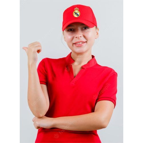 Casquette real madrid rouge discount