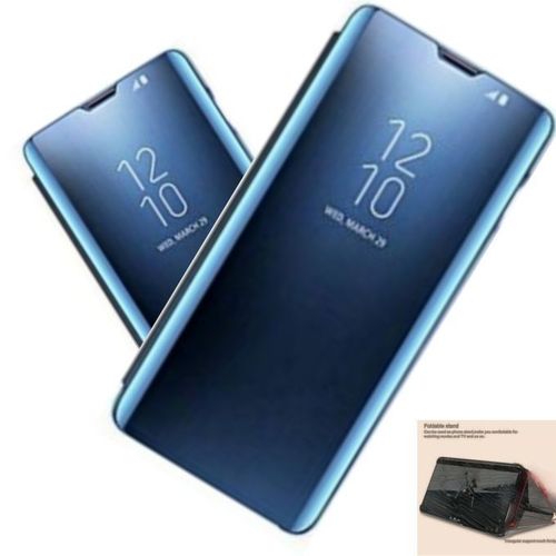 Generic Pochette Huawei Y7 2019 Y7 Prime 2019 Mirror Leather Case Blue a prix pas cher Jumia Maroc