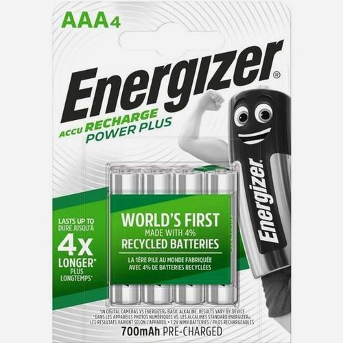 Energizer 4 Pile AAA 700 mAh Rechargeable Power Plus // Blister 4 Batterie  Pré à l'usage à prix pas cher