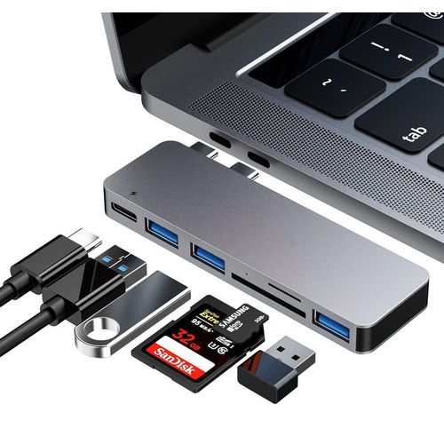 Generic Hub USB C, adaptateur de hub 11 en 1 de type C avec HDMI 4K, à prix  pas cher